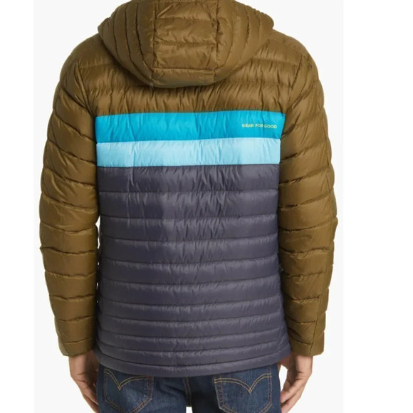 NWT Cotopaxi Men Fuego Hooded Down Puffer Jacket Oak Graphite - Picture 2 of 9